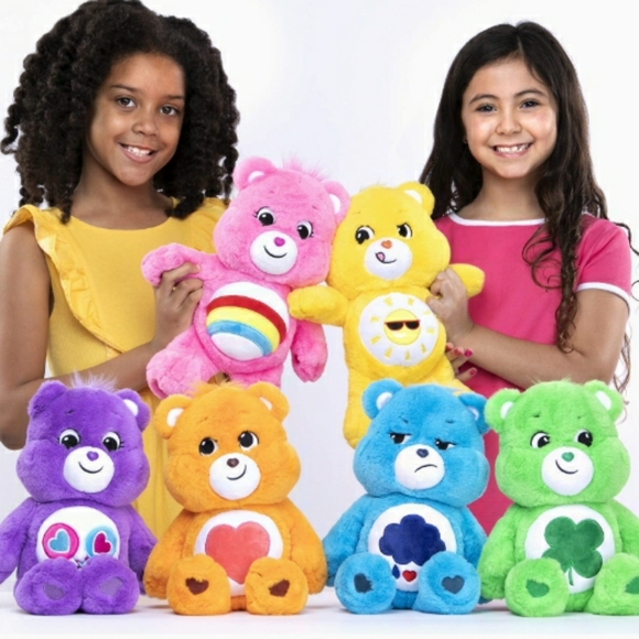 NWT Adorable CARE BEARS 14" Pink Cheer Bear in Box - Picture 10 of 11